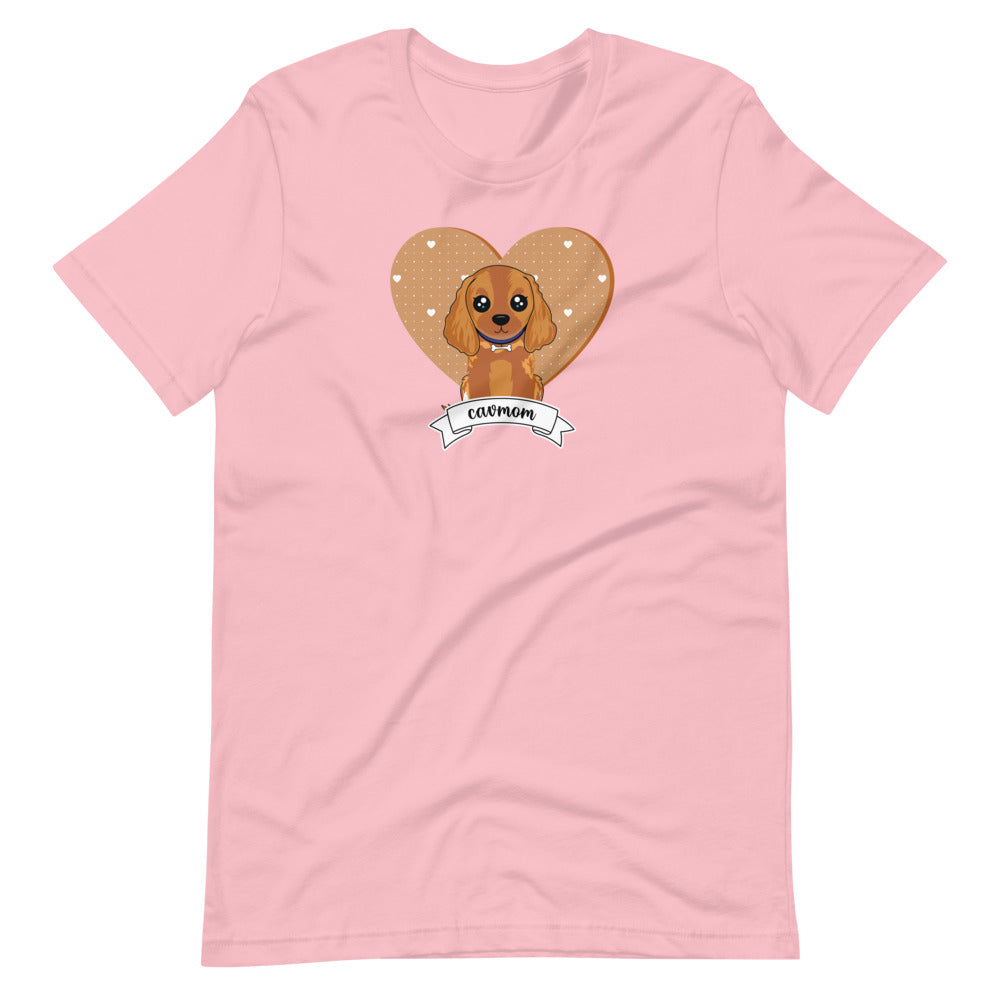 T-SHIRT - Cav Mom (ruby)