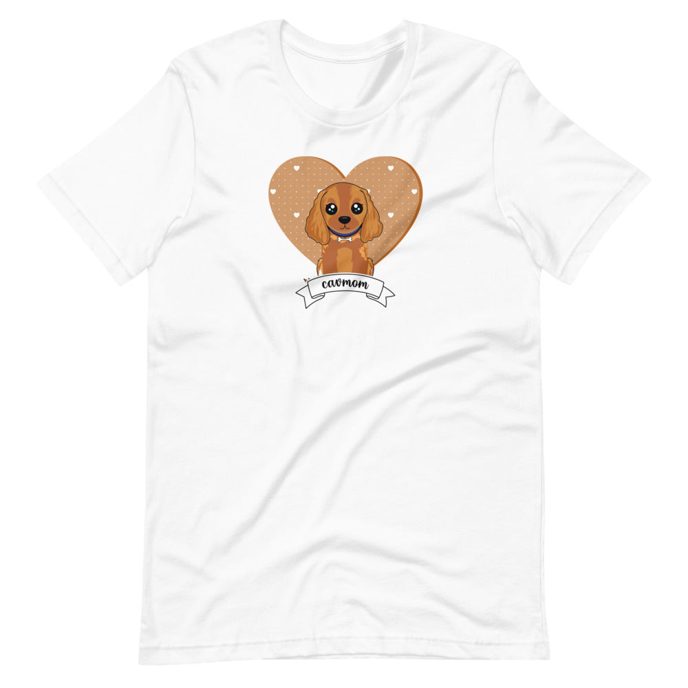 T-SHIRT - Cav Mom (ruby)