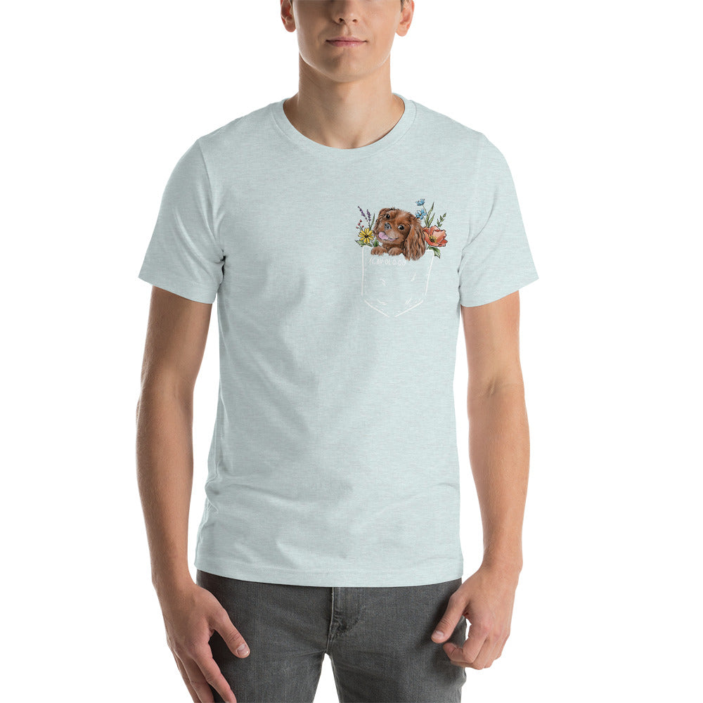 CAV IN POCKET (ruby) PASTEL T-Shirt