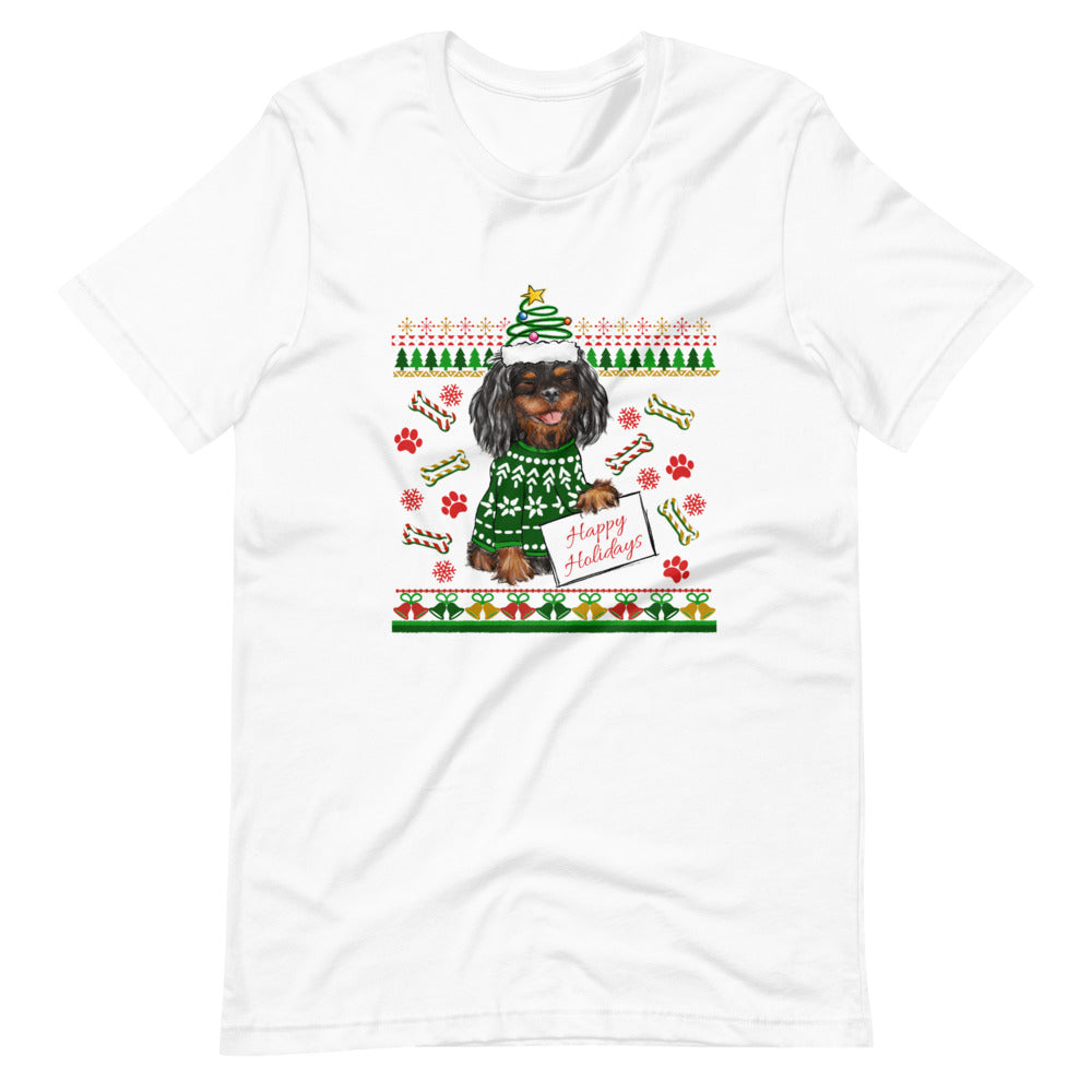 UGLY CHRISTMAS TEE (Black & Tan)