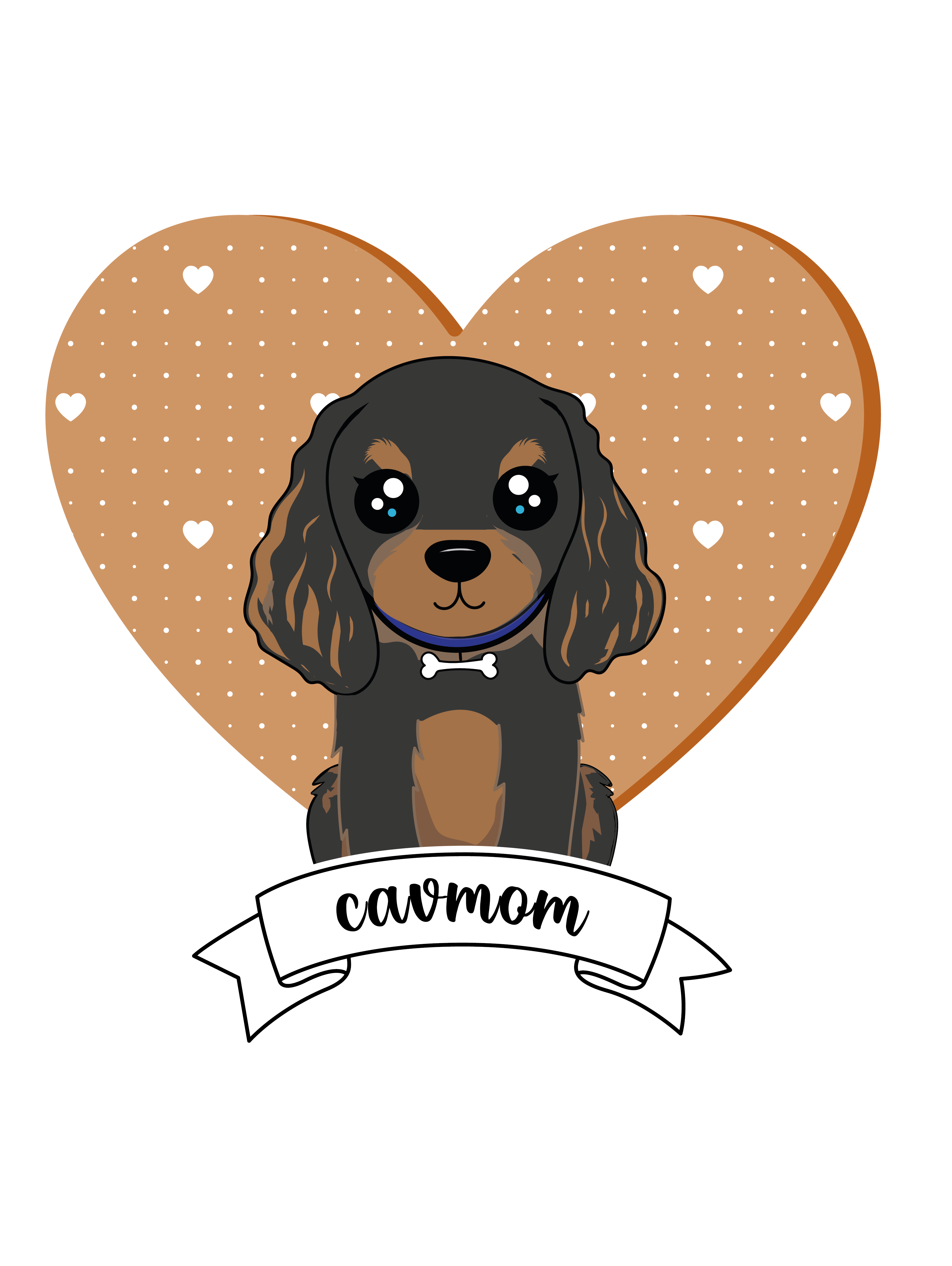 STICKER - Cav Mom Black & Tan