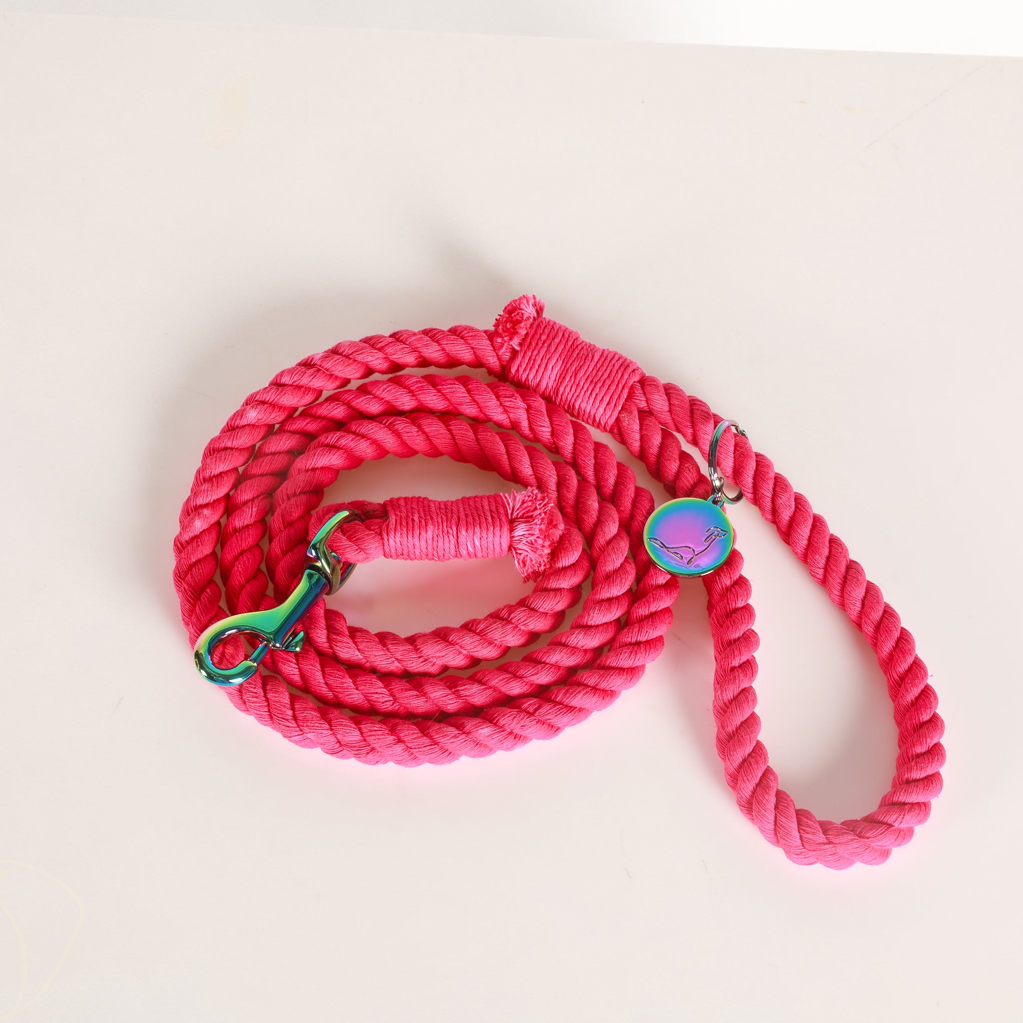 ROPE LEASH - Hibiscus Pink