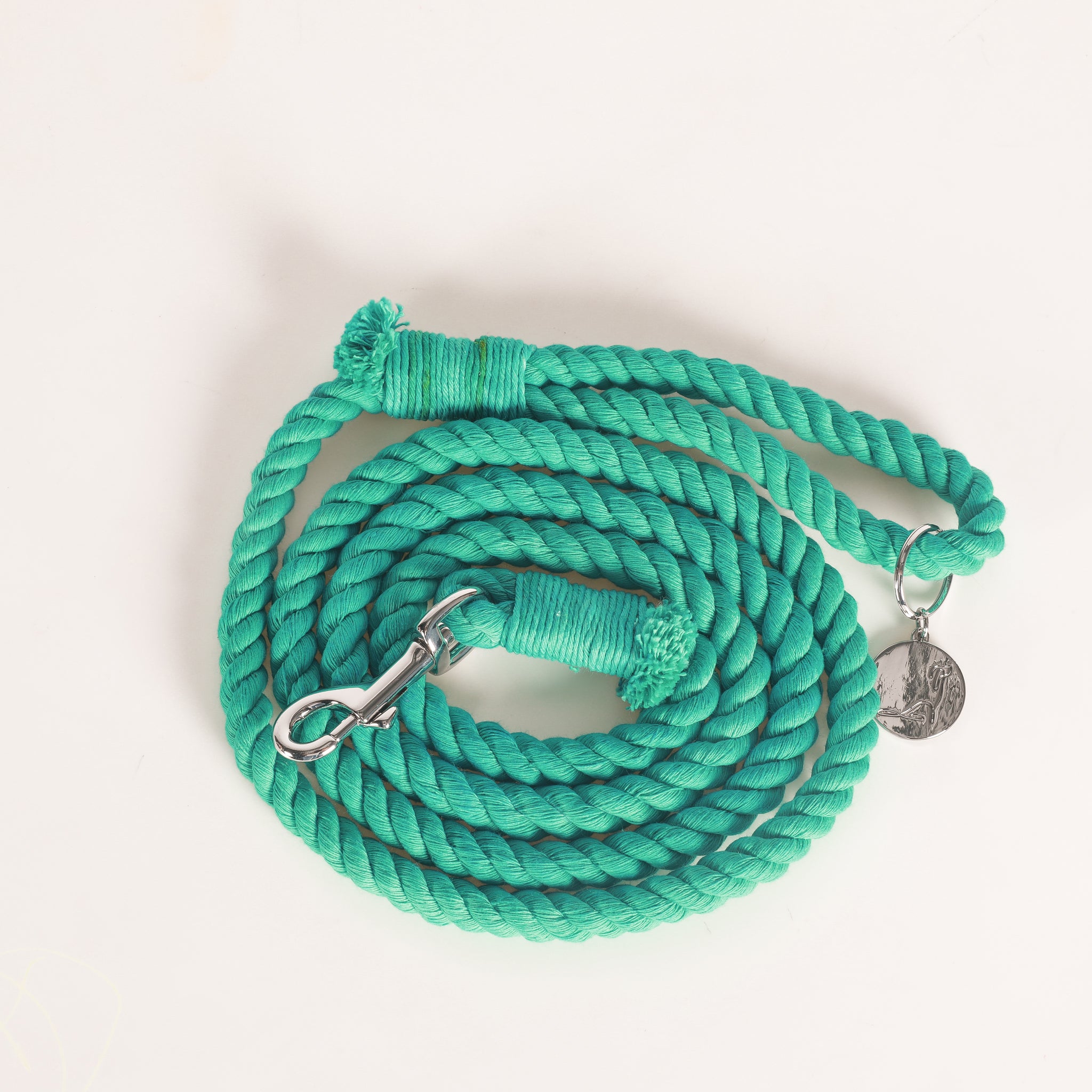 ROPE LEASH - Teal Blue