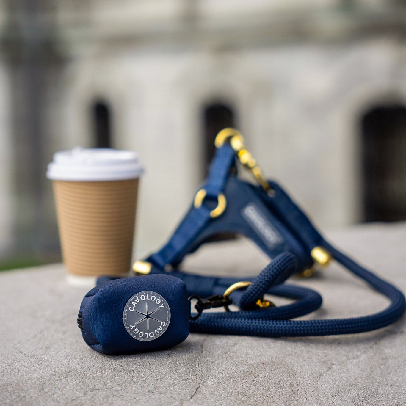 WASTE BAG DISPENSER - Denim Blue