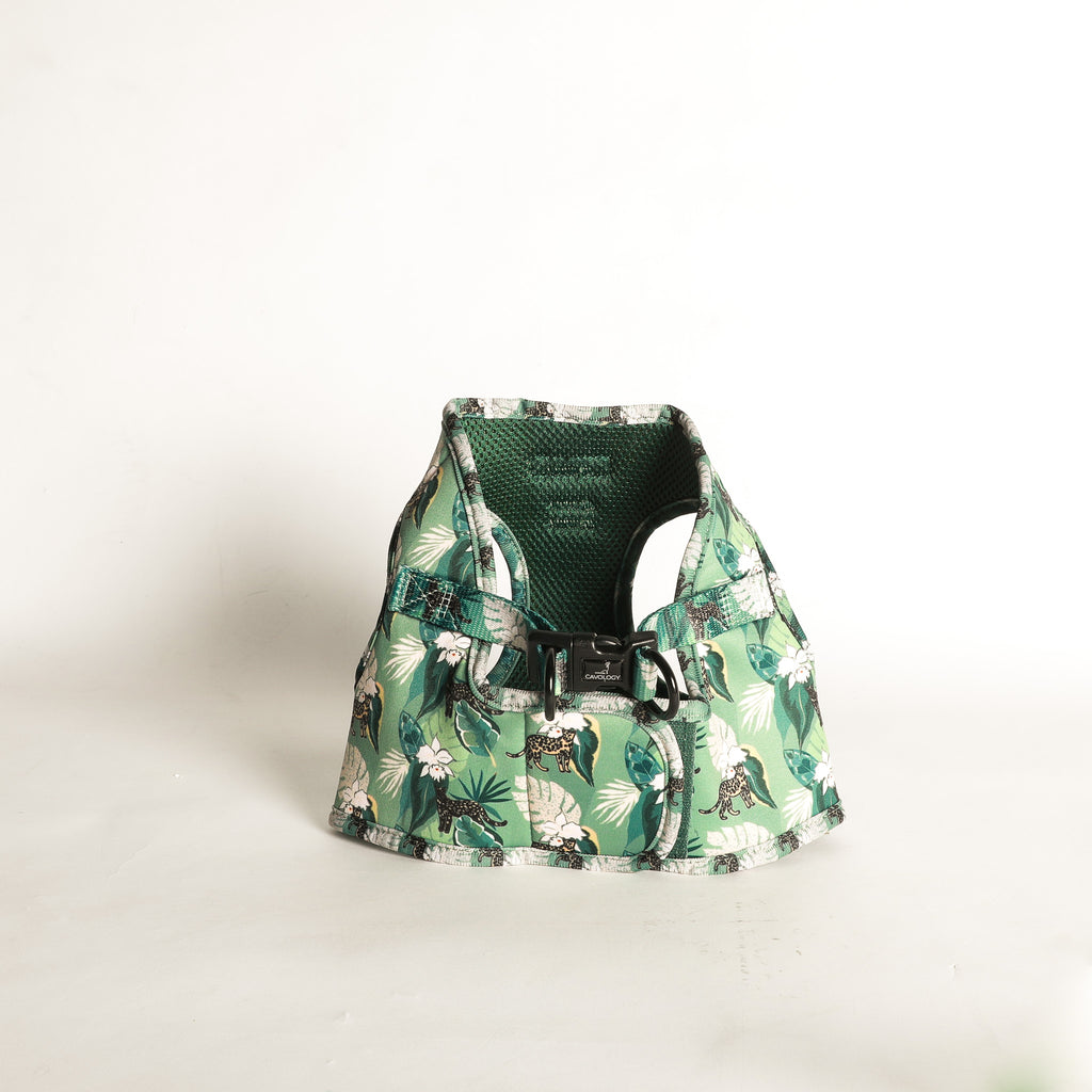 Bimba Y Lola Floral-print Mesh Bucket Bag In Green