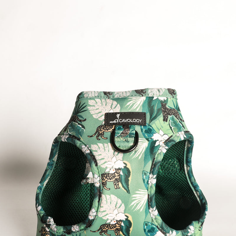 DOG HARNESS VEST STEP IN - Safari Tropical