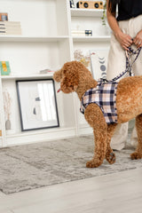 VEST STEP IN HARNESS - Buffalo Beige Plaid Cafe Latte