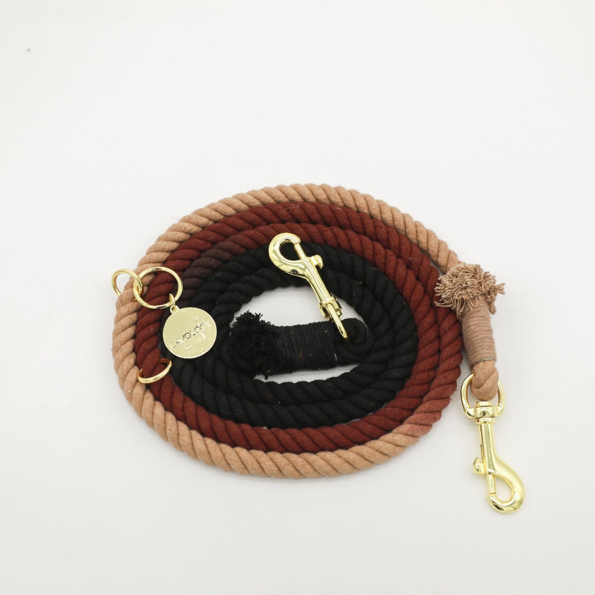 'Terracotta' - Hands Free Braided Leash