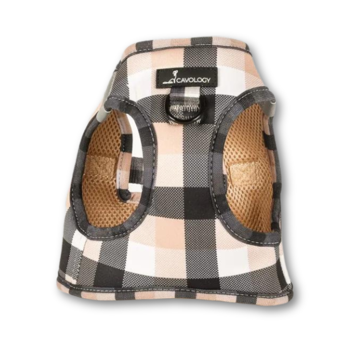 VEST STEP IN HARNESS - Buffalo Beige Plaid Cafe Latte