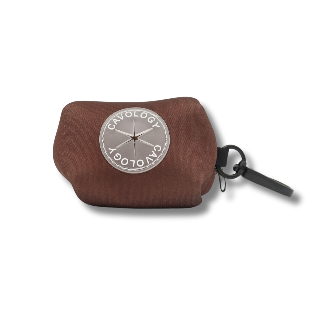 Cavology waste bag dispenser in chocolate brown