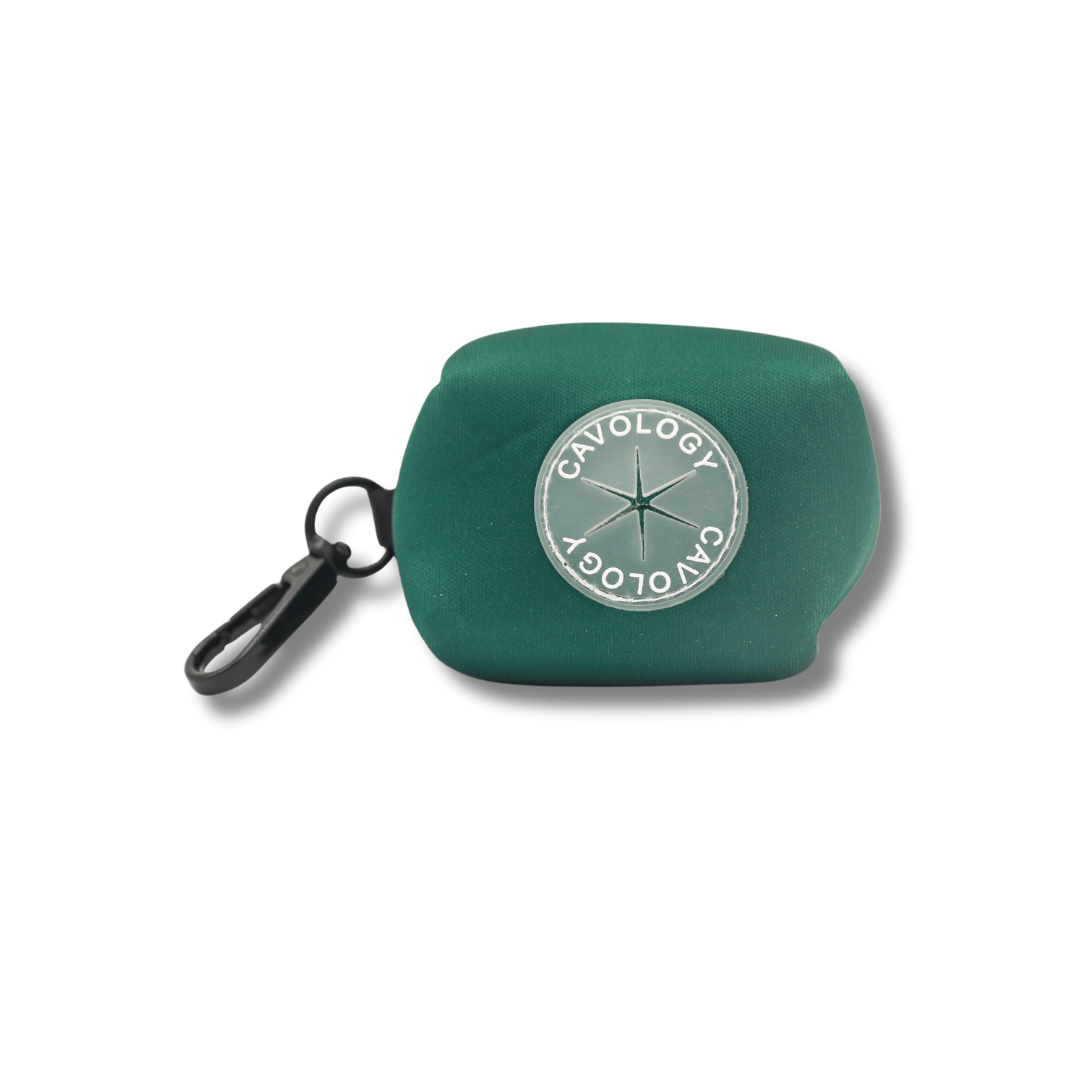 Cavology waste bag dispenser in forest green