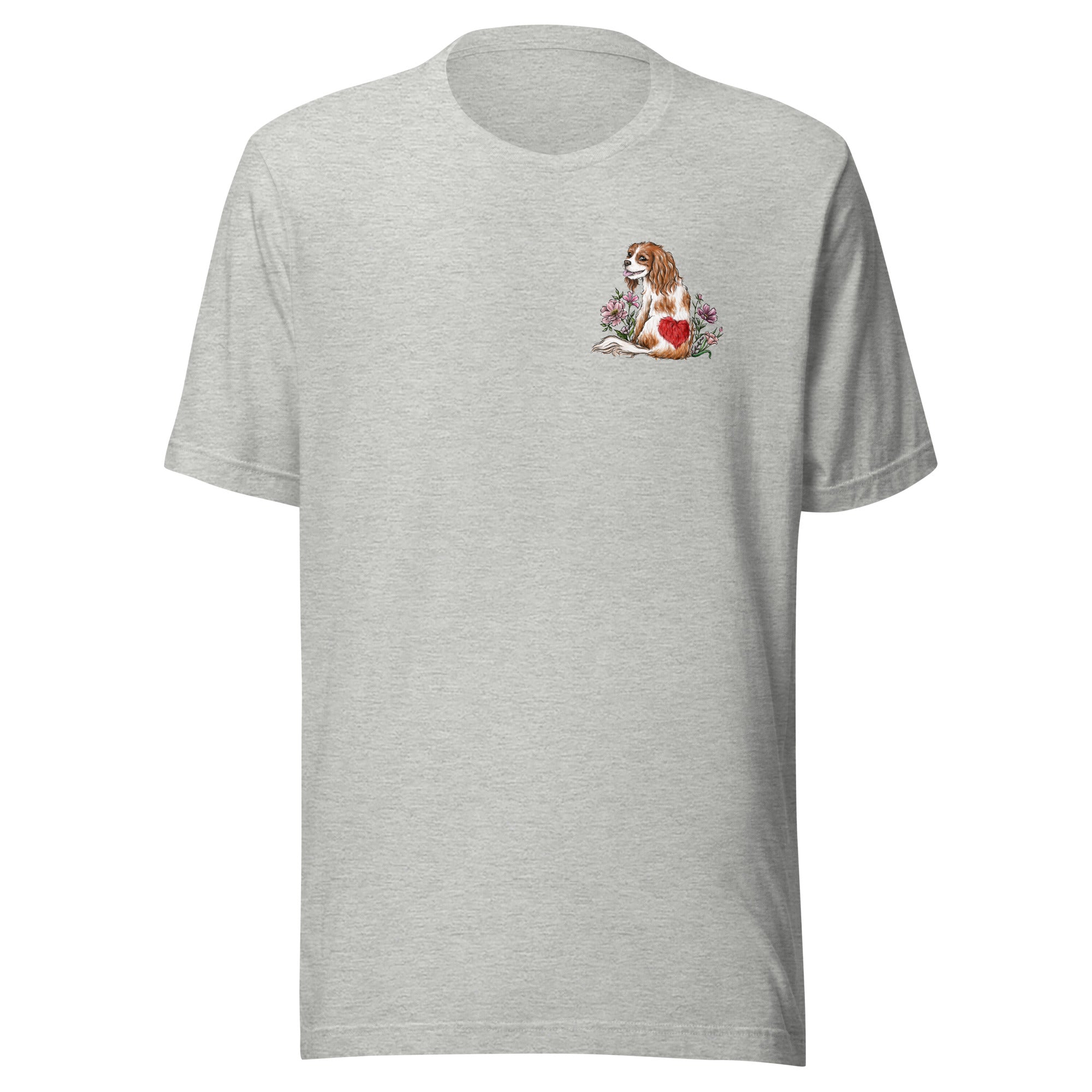 Spring Cavalier King Charles Spaniel Blenheim T-shirt