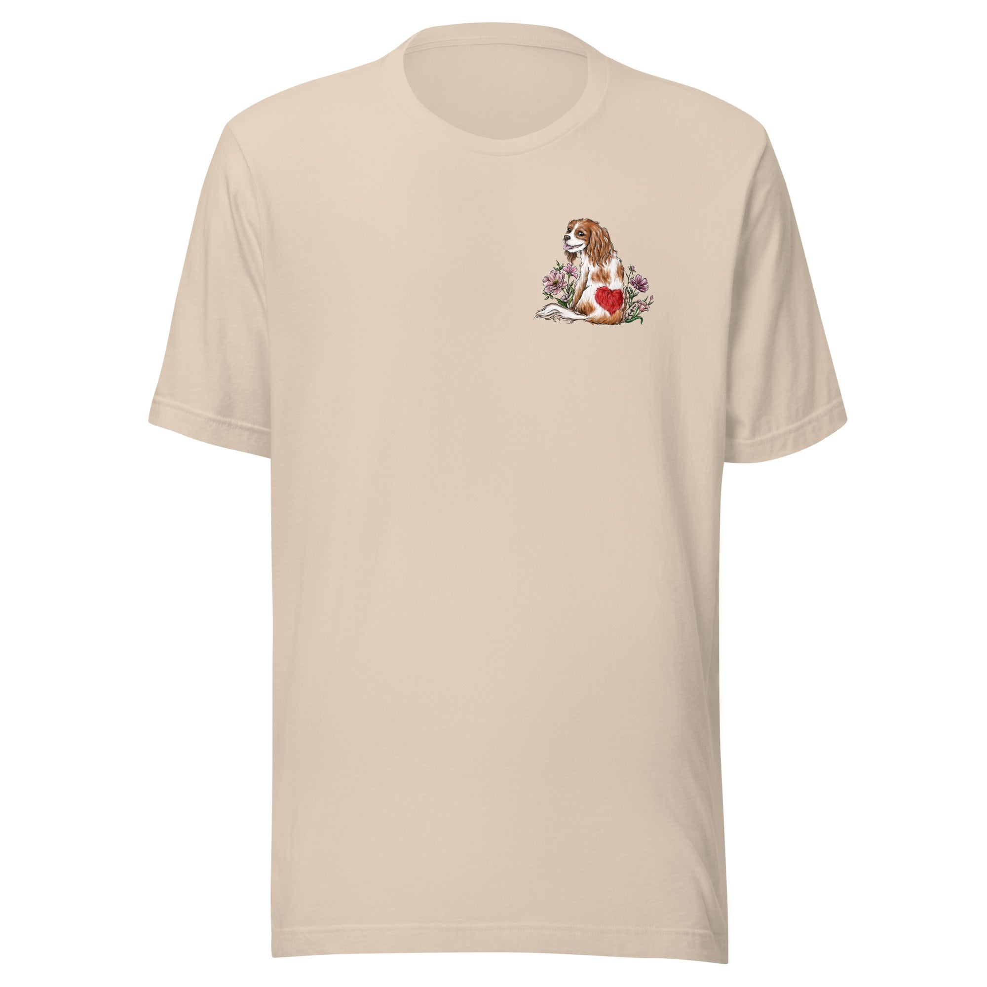Spring Cavalier King Charles Spaniel Blenheim T-shirt