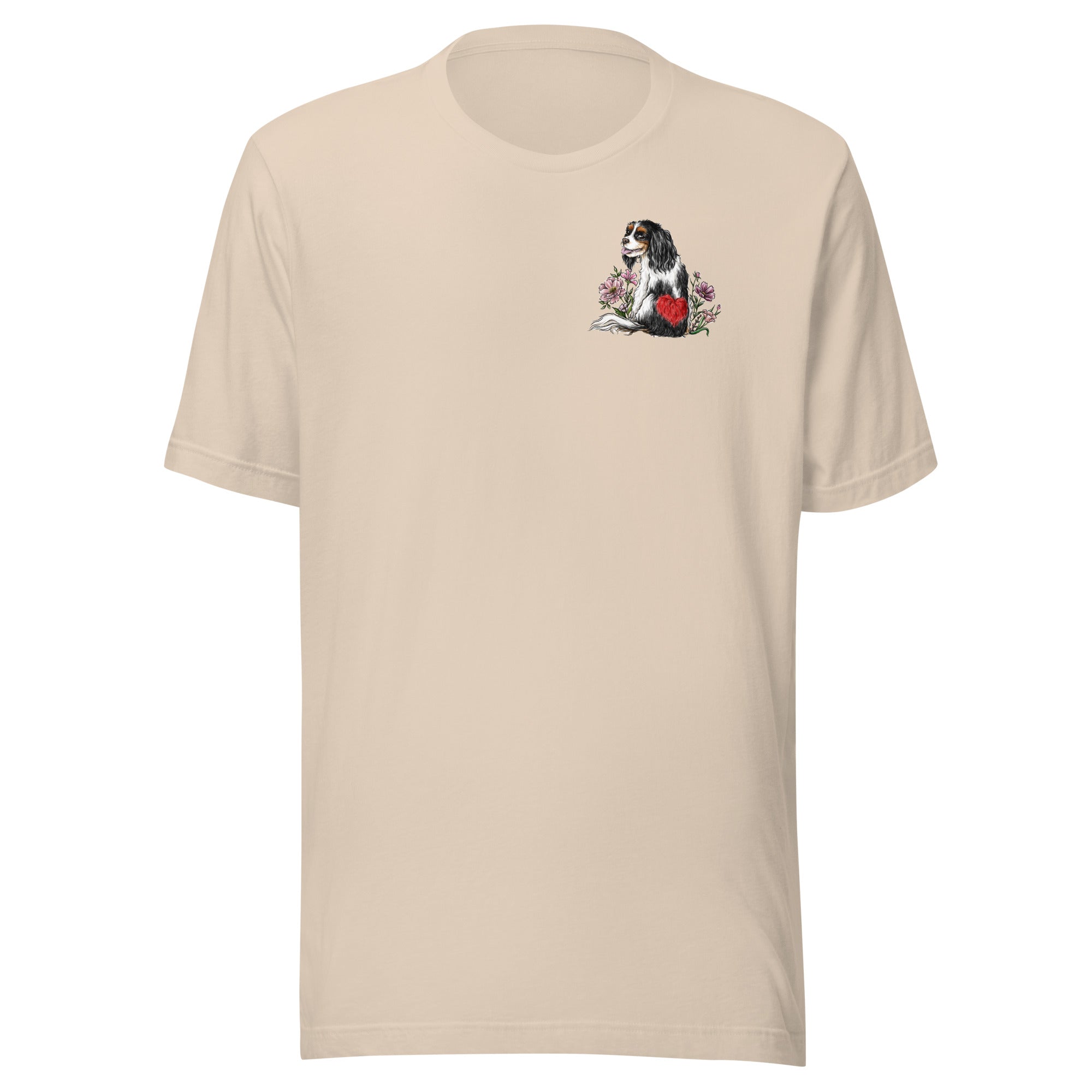 Spring Cavalier King Charles Tricolor Unisex T-shirt