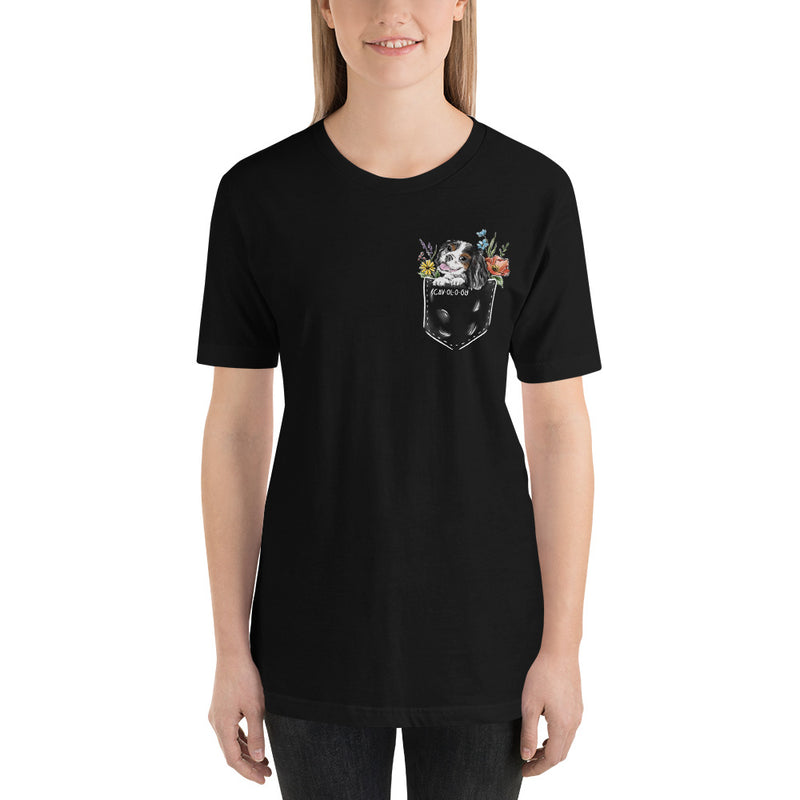 CAV IN POCKET (tricolor) Black T-Shirt