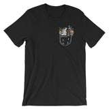 CAV IN POCKET (tricolor) Black T-Shirt