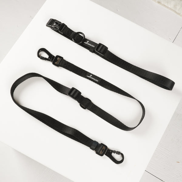 WAIST ATTACHMENT FOR HANDS FREE LEASH BLACK