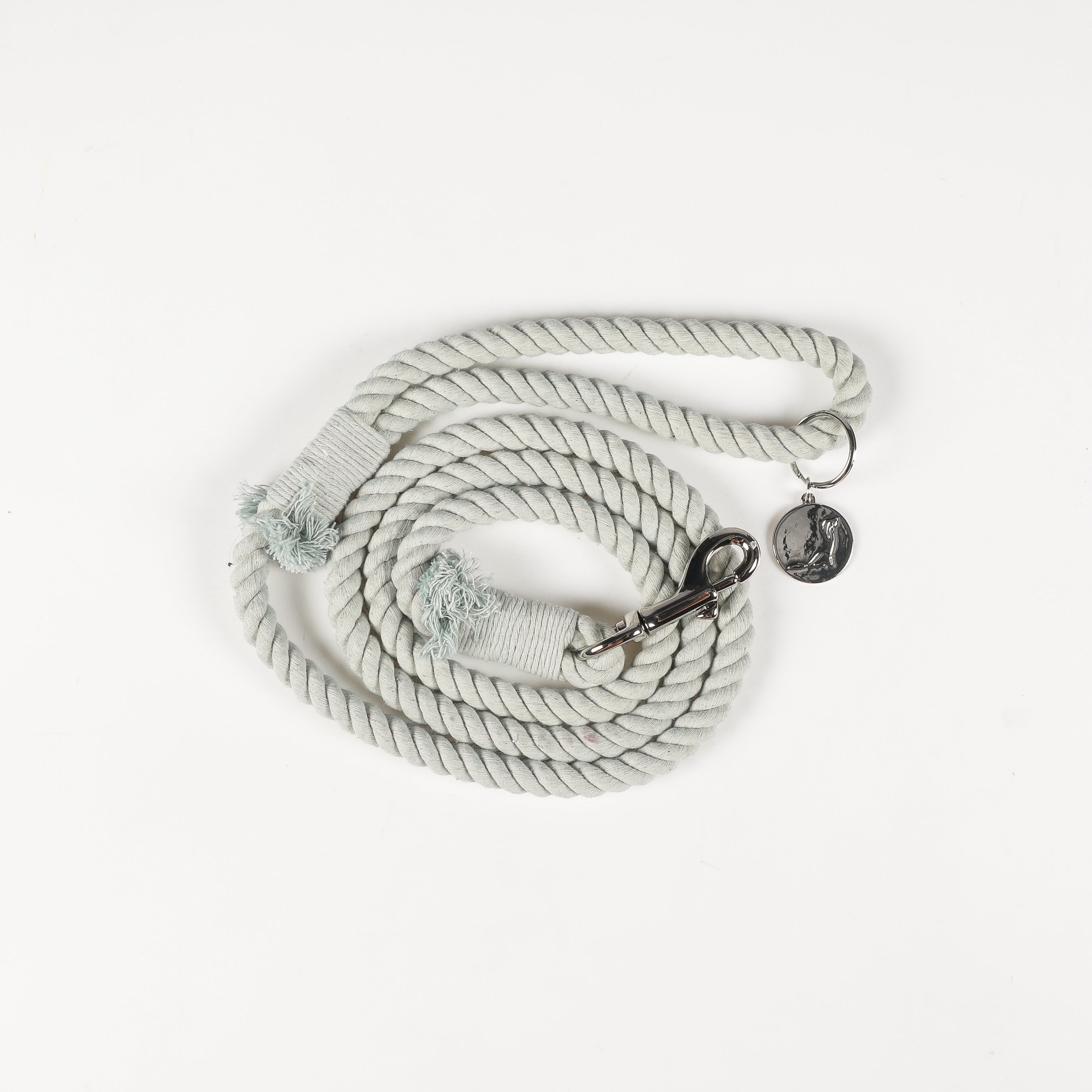 ROPE LEASH - Grey Silver