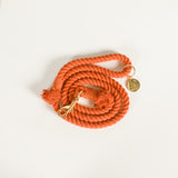 ROPE LEASH - ORANGE Pumpkin Spice