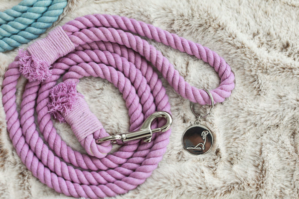 ROPE LEASH - Purple Lilac