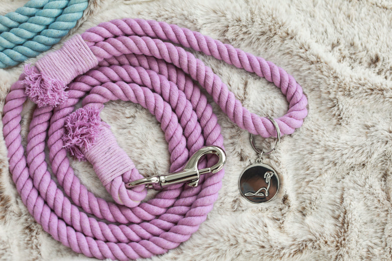 ROPE LEASH - Purple Lilac