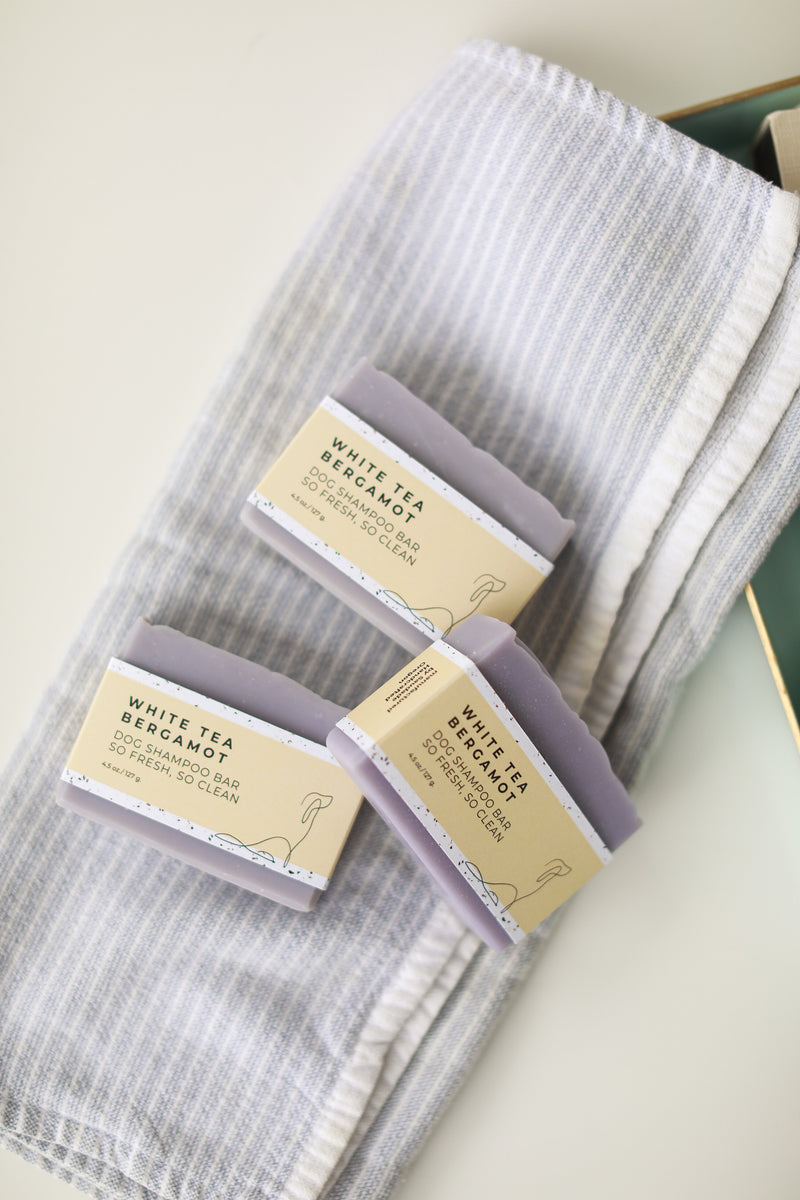 DOG SHAMPOO BAR - White Tea Bergamot