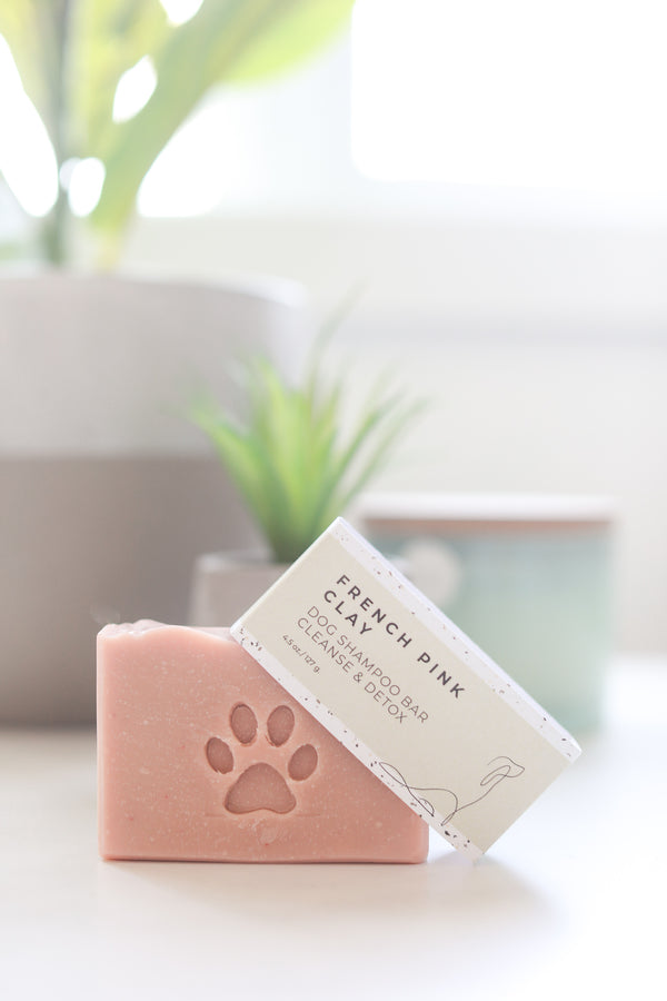 DOG SHAMPOO BAR - French Pink Clay