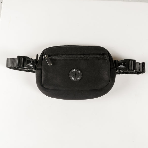 FANNY PACK DOG MOM BAG BLACK
