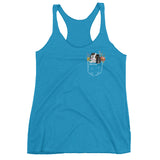 Cav in Pocket (tricolor) tank top