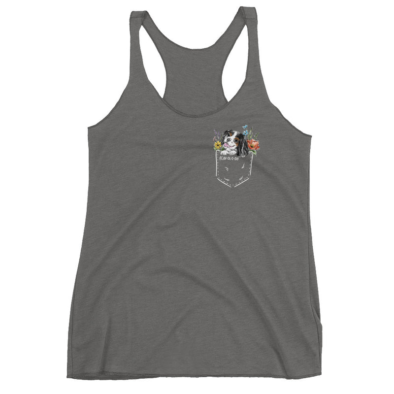 Cav in Pocket (tricolor) tank top