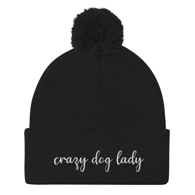 POM POM BEANIE - Crazy Dog Lady