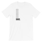 Pizza and Dogs Short-Sleeve Unisex T-Shirt