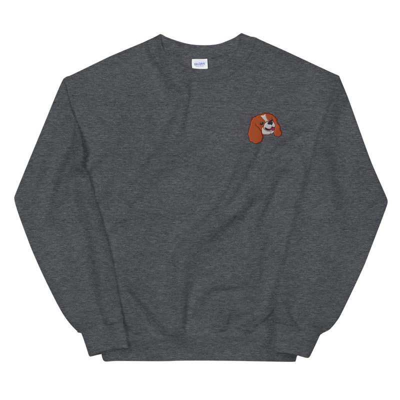 Embroided Cavalier (blenheim) Unisex Sweatshirt