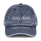 Dog Dad Vintage Cotton Twill Cap