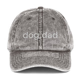 Dog Dad Vintage Cotton Twill Cap