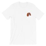 Embroided Cavalier (blenheim) Short-Sleeve Unisex T-Shirt