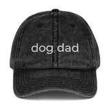 Dog Dad Vintage Cotton Twill Cap