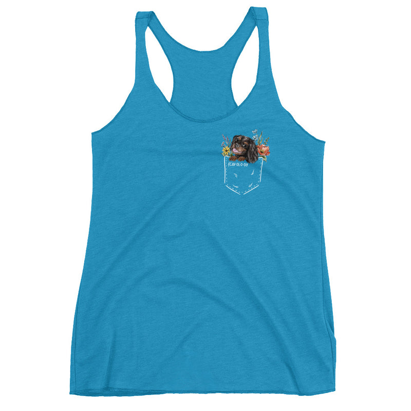 Cav in Pocket (black & tan) tank top