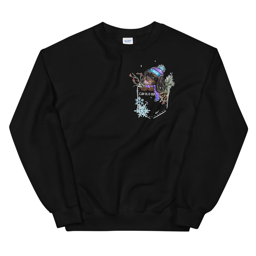SNOW CAV SWEATSHIRT (black & tan)