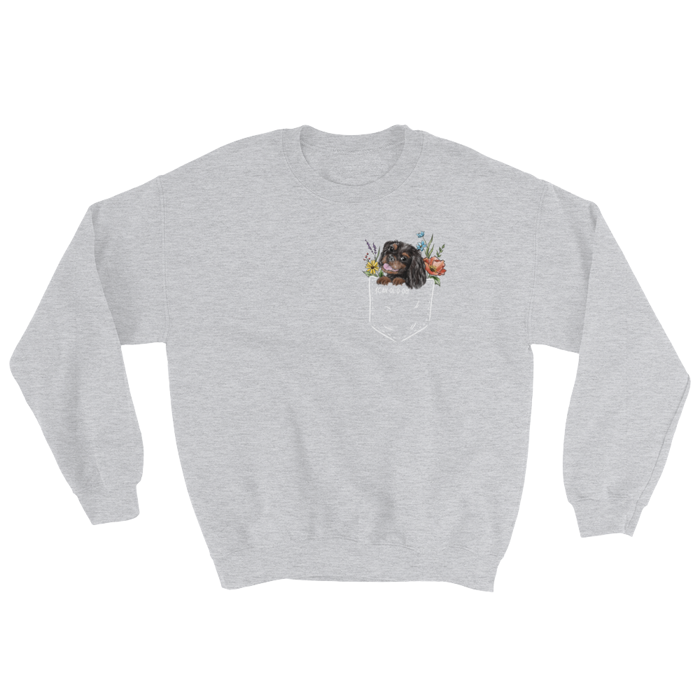 CAV IN POCKET (black&tan) Unisex Sweatshirt