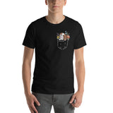 CAV IN POCKET (blenheim) Black T-Shirt