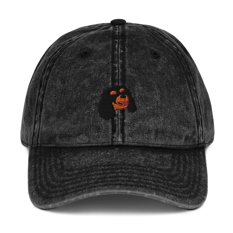 Cap - Embroided Black & Tan