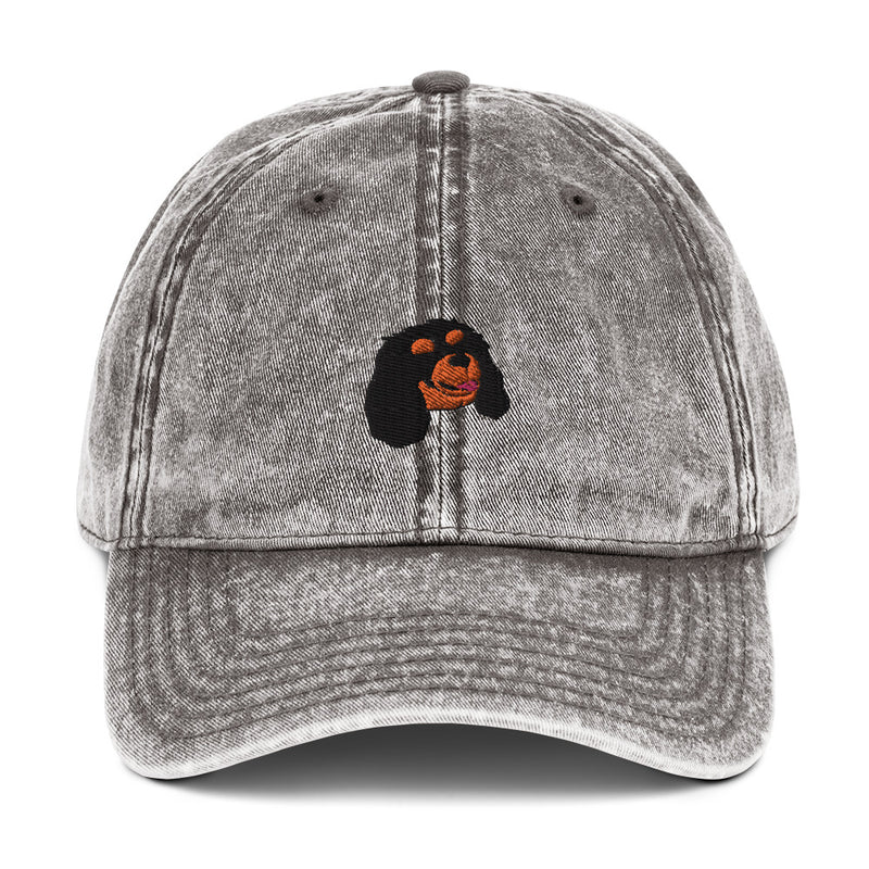Cap - Embroided Black & Tan