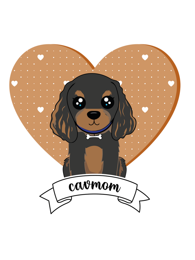 STICKER - Cav Mom Black & Tan